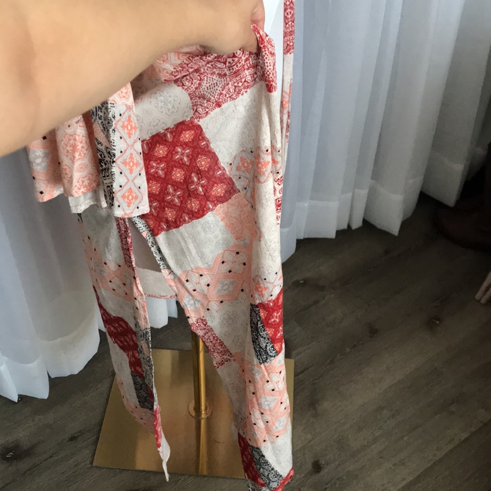 Boho Patchwork Kimono Long Duster Robe - Picture 5 of 7